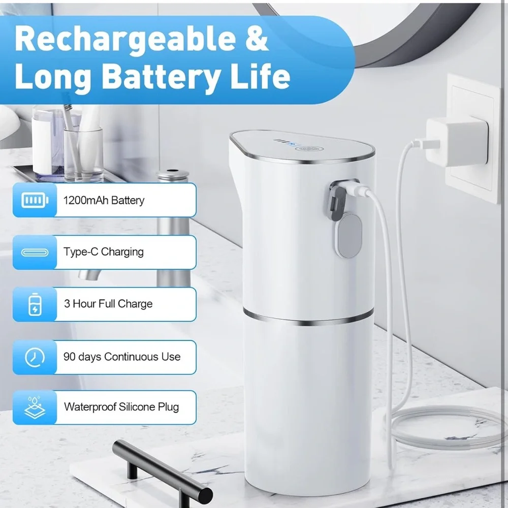 Automatic White Soap Dispenser
